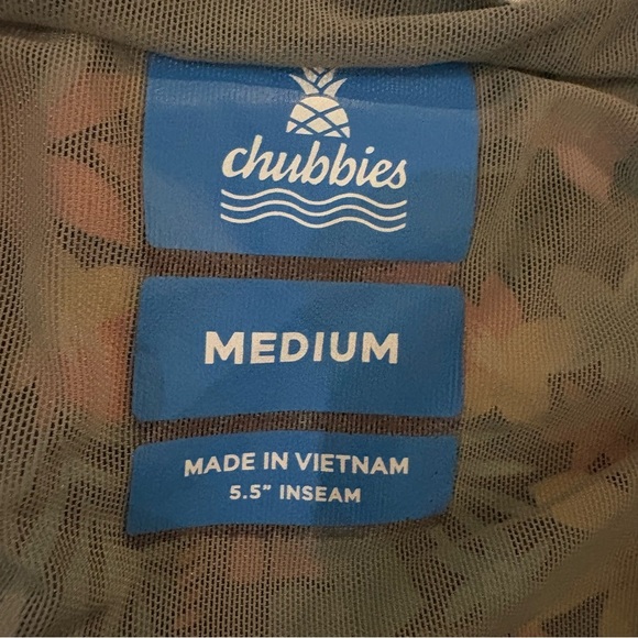 Chubbies The Boomerang Classic Swim Trunk 5.5  Inch Men’s Size Medium Tropical - Picture 8 of 11